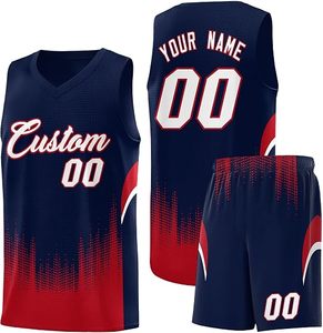 Pantalones Cortos de Baloncesto con Nombre y Número del Equipo Impresos, Camiseta de Práctica Personalizada para Hombre, 100% Poliéster Ecológico que Absorbe la Humedad - Product Image 3