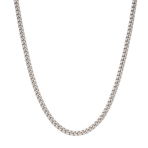 Collar de Plata de Ley 925 de Alta Calidad, Chapado en Oro Blanco, Estilo Hip Hop, Hecho a Mano, Diseño Redondo Premium, Eslabones Cubanos, Moissanita - Product Image 5