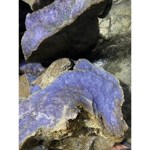 Premium Natural Purple Grape Agate Rough <b>Raw</b> Stone Semi-Precious Stone Crafts Mineral Specimen - Product Image 5