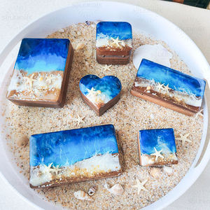 Luxury Wooden Resin <b>Ring</b> <b>Box</b> – Handmade <b>Proposal</b> <b>Ring</b> Case for Special MomentsElegant Wooden Resin <b>Ring</b> <b>Box</b> – Luxury <b>Proposal</b> Ri - Product Image 1