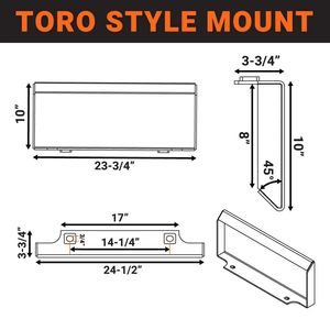 Benna Stile Toro da 42 Pollici per Mini Skid Steer, Capacità 5 Cu Ft, Nuova, Adatta per Macchine da 4-8/5/2/1.2/12 Tonnellate, per l'Industria Edile - Product Image 4