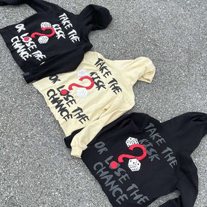 Pull-over 2026 en coton 100% pour homme, streetwear d'hiver, uni, 410 g/m², impression en relief, coupe classique, personnalisé, écologique, haute qualité - Product Image 2