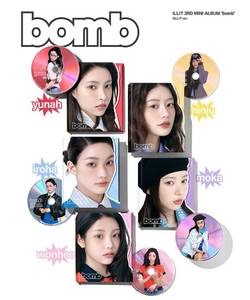 อัลบั้มมินิชุดที่ 3 ของ ILLIT [bomb] (รุ่น GLLIT) แผ่นซีดีเพลงเคป๊อป กระดาษ พลาสติก ภาษาเกาหลี ทุกวัย รุ่น BW-223 เกาหลีใต้ - Product Image 2