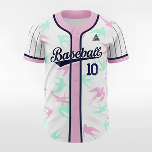 Maillot de baseball personnalisé multicolore 100 % polyester antibactérien avec fermeture boutonnée, nom et numéro personnalisés, style professionnel 2025 - Product Image 6