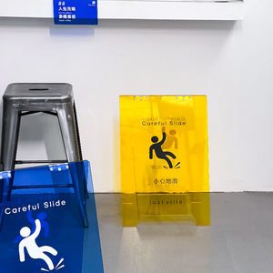 Letreros de pie de piso tipo A de acrílico de color, letrero de pie exterior, letrero de acrílico de tienda colorido - Product Image 3