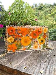 Top Quality Luxury Resin Clutch for <b>Bridal</b> Wedding Parties Brass Handle Clutch Made Resin Wooden Handmade BY MULTI CRAFT - Product Image 3