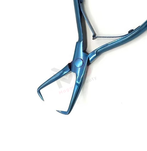<b>Micro</b> Bead Stainless Steel Hair <b>Extension</b> Pliers with Long Handle for Bead Removal Hair <b>Extension</b> Pliers Metal Blue - Product Image 3