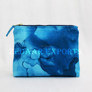 Sacs cosmétiques de voyage de sacs de coton de lin faits sur commande de Offre Spéciale pour les femmes bas quantité minimale de commande l'ODM d'OEM acceptent - Product Image 6