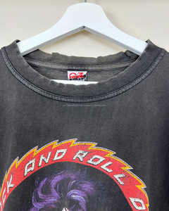 T-shirt imprimé de haute qualité, lavé à l'acide, avec épaules tombantes surdimensionnées vintage pour hommes avec logo personnalisé - Product Image 3