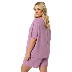 Fabricant de t-shirts et shorts pour femmes sur mesure, vente en gros, vêtements de sport décontractés d'été en deux pièces, vêtements de sport pour la salle de sport, la course à pied - Product Image 3