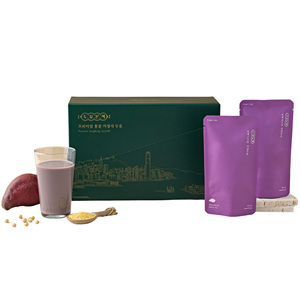 [Root Korea] DOOY COLOUR Leche de Soya con Sésamo Negro, Calabaza Dulce y Camote Morado, Bebida Saludable a Base de Plantas de Corea - Product Image 2