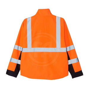 Chaqueta de Seguridad Reflectante de Alta Visibilidad para Hombre, Transpirable, con Cierre, al Mejor Precio - Product Image 2
