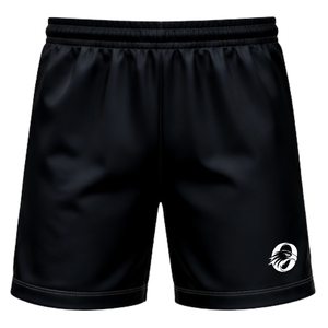 Shorts de volley-ball noirs légers, bas de tenue pour sports d'équipe, uniforme de compétition, vêtements d'entraînement avec design élégant des panneaux latéraux - Product Image 1
