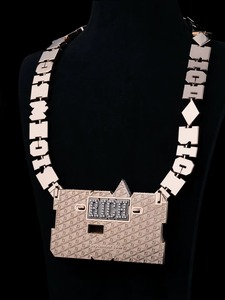 Pendentif Lettre Initiale Personnalisé en Moissanite Plaqué Or Certifié GRA, Style Hip Hop, Diamant Baguette Glacé, Bijoux Fins pour Homme - Product Image 5