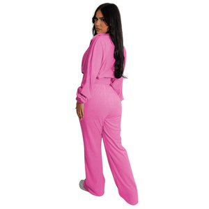 Custom Women's <b>Velvet</b> <b>Tracksuit</b> Set Private Label Two-Piece Hoodie Jogger Long Casual Fashion Vintage Logo Cheap Price OEM - Product Image 1