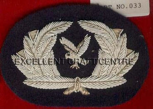 Écusson brodé personnalisé avec aigle et couronne de lauriers, à coudre sur tissu, pour uniforme ou vêtement - Product Image 6