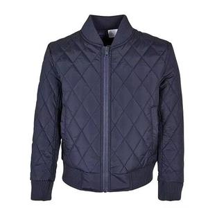 Trendy <b>Men</b> Diamond Quilted <b>Flight</b> <b>Jacket</b> Waterproof Warm Padded Outerwear With Ribbed Collar And Cuffs - Product Image 3