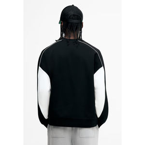 Sudadera de cuello redondo para hombre al por mayor, de alta calidad, lisa, teñida, en blanco, estilo jogger, personalizada, de forro polar, talla grande - Product Image 4