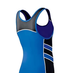 Singlet de Lucha Libre de Algodón/Poliéster y Tela Personalizada, de Una Pieza, Colores y Tallas Personalizables, Unisex para Adultos, Servicio OEM - Product Image 5