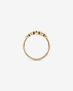 Bague de mariage pour femme en or massif 14 carats avec diamant de laboratoire de 0,47 ct, sertie clos, taille brillant, plaqué rhodium, certifiée IGI - Product Image 2