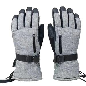 Custom Winter Electrical Heated Polyester Full Finger Ski <b>Gloves</b> for <b>Men</b> <b>Waterproof</b> Snowboarding <b>Gloves</b> - Product Image 1