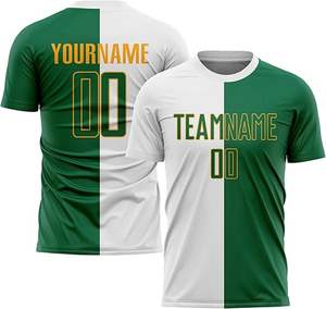 Nouveaux maillots de football de club unisexes, couleur et design d'équipe personnalisés, imprimés, 100 % polyester, maillots de football de haute qualité - Product Image 5