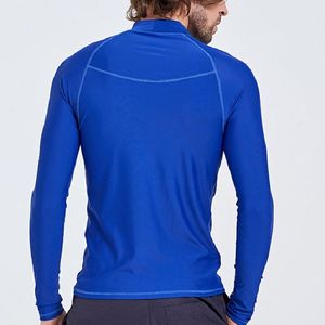 High Quality <b>Men</b> Rash Guard Long Sleeve Gym Fitness <b>Compression</b> <b>Shirt</b> Custom Sublimation Printed Breathable Spandex Polyester - Product Image 6