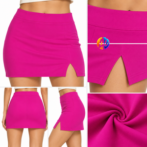 Neat stitching and a modern silhouette help Woman <b>Mini</b> Skirt bring feminine style to everyday <b>wardrobes</b> and fashionable feminine - Product Image 6