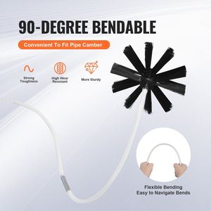 Kit de limpieza de conductos de secadora de 22 piezas y 30 pies, cepillos flexibles de nailon reforzado de 3 tamaños para limpiar conductos y atrapar pelusas - Product Image 4