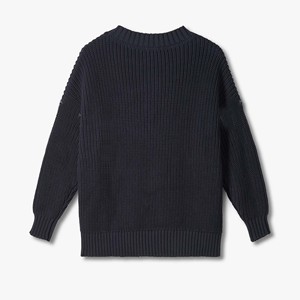 Textured <b>Women's</b> Knit Sweater - Patterned <b>Warm</b> Winter Pullover - High Quality Soft Female Solid Color <b>Jumper</b> Top Breathable - Product Image 4