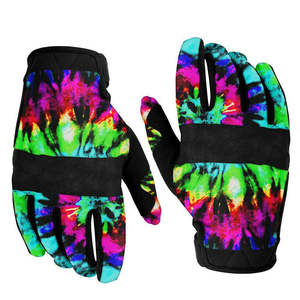 Top Motorcycle Dirt <b>Bike</b> Motocross Breathable Lightweight Non-Slip Full <b>Finger</b> Sublimation Print Polyester Racing Gloves - Product Image 6