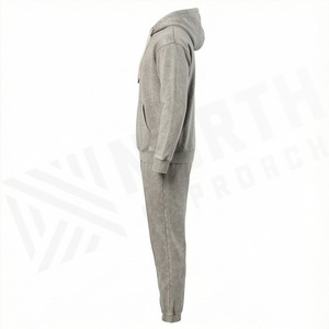 Chándal de Algodón Vintage con Logotipo Personalizado para Hombre, Estilo Acid Wash, Sudadera con Capucha, Ropa Deportiva, Ropa de Calle, Ropa Activa - Product Image 3