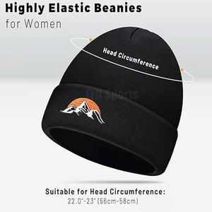 Gorros de Lana Personalizados con Nuevo Diseño, de Alta Calidad, los Más Vendidos, 100% Lana, Suaves para Uso Diario, con Bordado Jacquard - Product Image 3