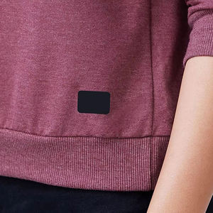 เสื้อสเวตเตอร์ถักแขนยาวคอกลมสำหรับผู้หญิง สีทึบ สีเบอร์กันดี ใส่ได้ในฤดูใบไม้ร่วง ทรงปกติ ระบายอากาศได้ดี สไตล์ลำลอง - Product Image 5