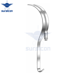 Retractor Deaver de 30 cm (12 Pulgadas) de Ancho y 50 mm con Iluminación de Fibra Óptica, Retractor Quirúrgico Reutilizable de Acero Inoxidable - Product Image 2