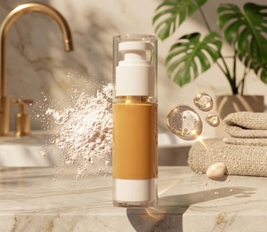Crème solaire minérale SPF30 avec oxyde de zinc et acide hyaluronique, crème solaire pour le visage 30g, flacon sous vide, MOQ 350 - Product Image 6