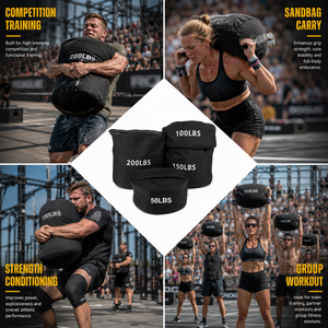 Bolsa de Transporte Impermeable Tipo Sandbag con Correa Ajustable para Entrenamiento de Fuerza y Acondicionamiento Físico - Product Image 1