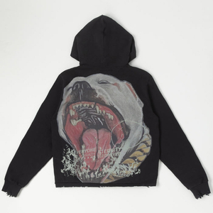เสื้อฮู้ดดี้โอเวอร์ไซส์ผู้ชาย พิมพ์ลาย DTG แฟชั่นสตรีทแวร์ ผ้าฝ้ายเฟรนช์เทอร์รี่ 100% คุณภาพสูง เนื้อผ้าหนา สีซีดแบบซันเฟด - Product Image 6