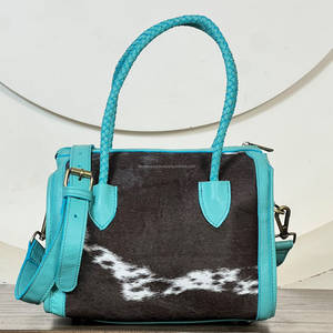 Bolso de Mano de Cuero Genuino de Vaca, de Lujo, con Cierre de Cremallera, Resistente, de Alta Calidad, para Viajes Cortos - Product Image 5