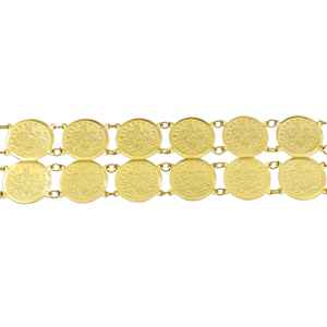 ขายส่งเข็มขัดทอง 14K 18K 24K เครื่องประดับผู้หญิงสไตล์ตุรกี เคอร์ดิสถาน อาหรับ ตะวันออกกลาง โซ่เหรียญ สำหรับงานเทศกาล งานแต่งงาน และเครื่องประดับชุดแต่งกาย - Product Image 3