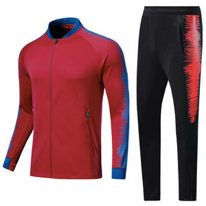 Men's Light Blue Full Zip Tracksuit Set With Gradient Print Jogger Pants Quick Dry Sporty Design Spring Wear - Product Image 2