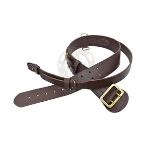 Nouvelle ceinture Sam Browne en cuir de vachette avec boucle en acier, durable et écologique, pour vêtements spéciaux - Product Image 2