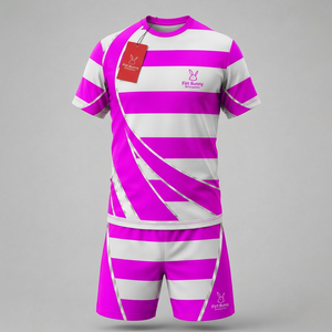 Uniforme de rugby premium con tela transpirable, control de humedad, ajuste atlético, costuras duraderas y personalización completa para clubes. - Product Image 6