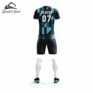 Tenues de football pour jeunes de qualité supérieure et uniformes de football personnalisés 100 % polyester pour hommes, logo personnalisé OEM ODM - Product Image 3