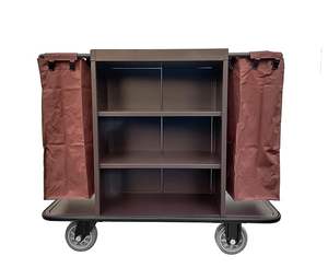 Chariot de nettoyage robuste avec roues pour hôtels, centres de villégiature et buanderies – Conception efficace et durable - Product Image 2