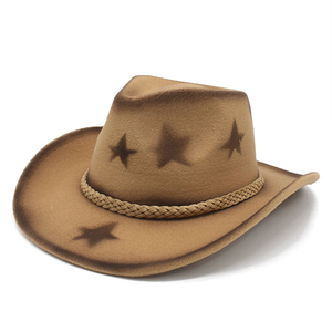 Chapeau de cowboy Western Travel, style export américain, en coton/soie/nylon, respirant, écologique, décontracté pour l'été, avec une coupe moderne - Product Image 3