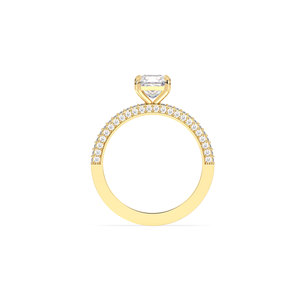 Bague de fiançailles solitaire REYES Classic Design en or massif 14 carats avec diamant de laboratoire HPHT CVD, cadeau idéal, bijoux raffinés pour femmes - Product Image 5