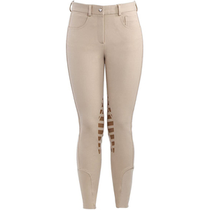 Leggings de Cintura Alta LuxeContour para Mujer, Control de Abdomen, Antibacterianos, 100% Nailon, Elásticos y Suaves, Diseño Color Block, para Equitación - Product Image 1