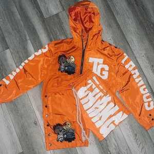 Ensemble de survêtement décontracté 2 pièces pour homme 2026 – 100 % coton respirant, écologique, avec sweat à capuche imprimé et pantalon de jogging pour l'hiver - Product Image 4