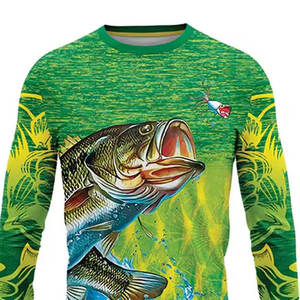 Camisetas de Pesca Personalizadas al por Mayor, Fabricante OEM, Proveedor, Camiseta Ventilada de Poliéster, Marca Privada, Producción en Masa - Product Image 2